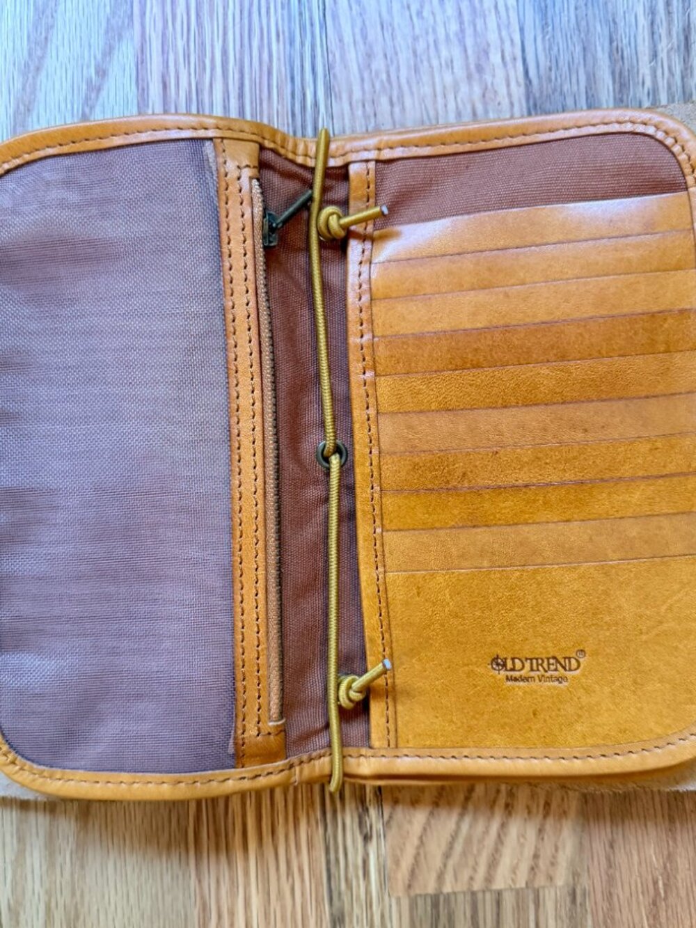 Old Trend wallet - "Nomad Organizer" - Chestnut Brown - new without tags - Picture 4 of 8